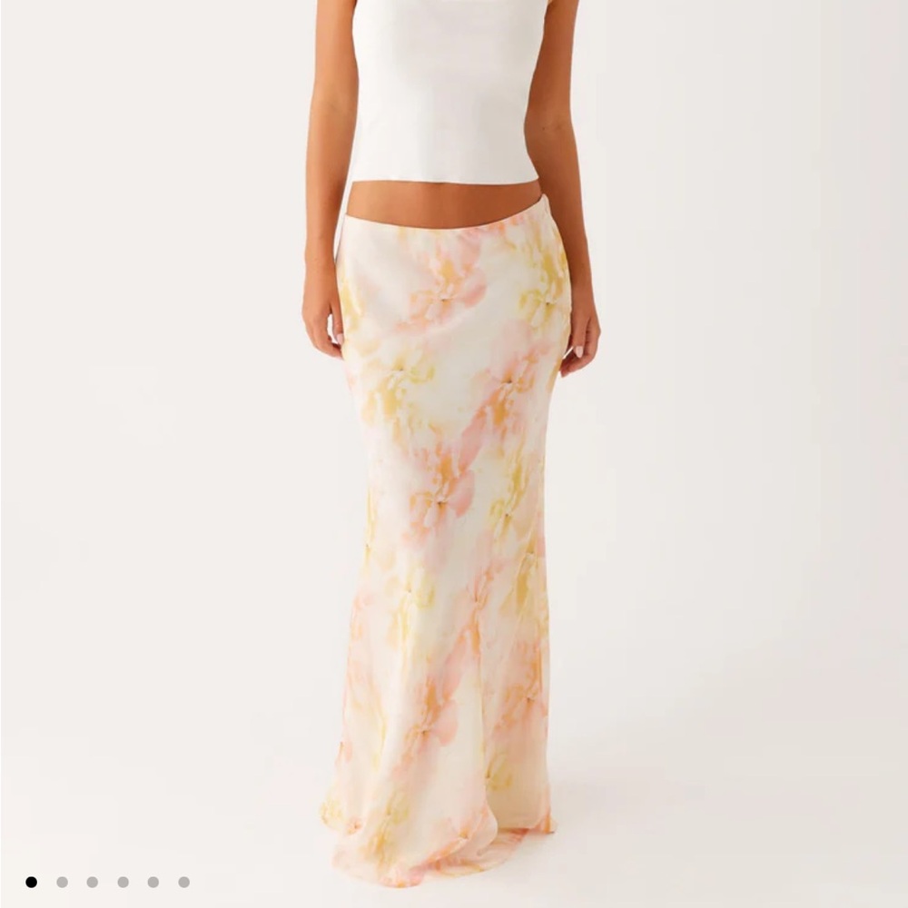 Peppermayo Pastel Floral Maxi Skirt